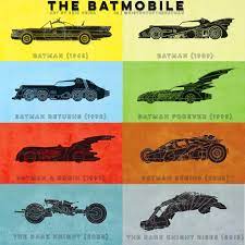 The Batmobiles evolution